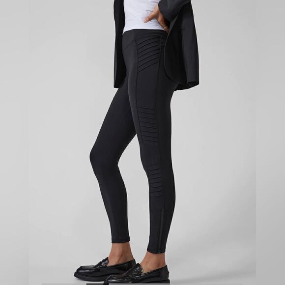 Athleta Delancey Moto Tight Black XS - Picture 2 of 12
